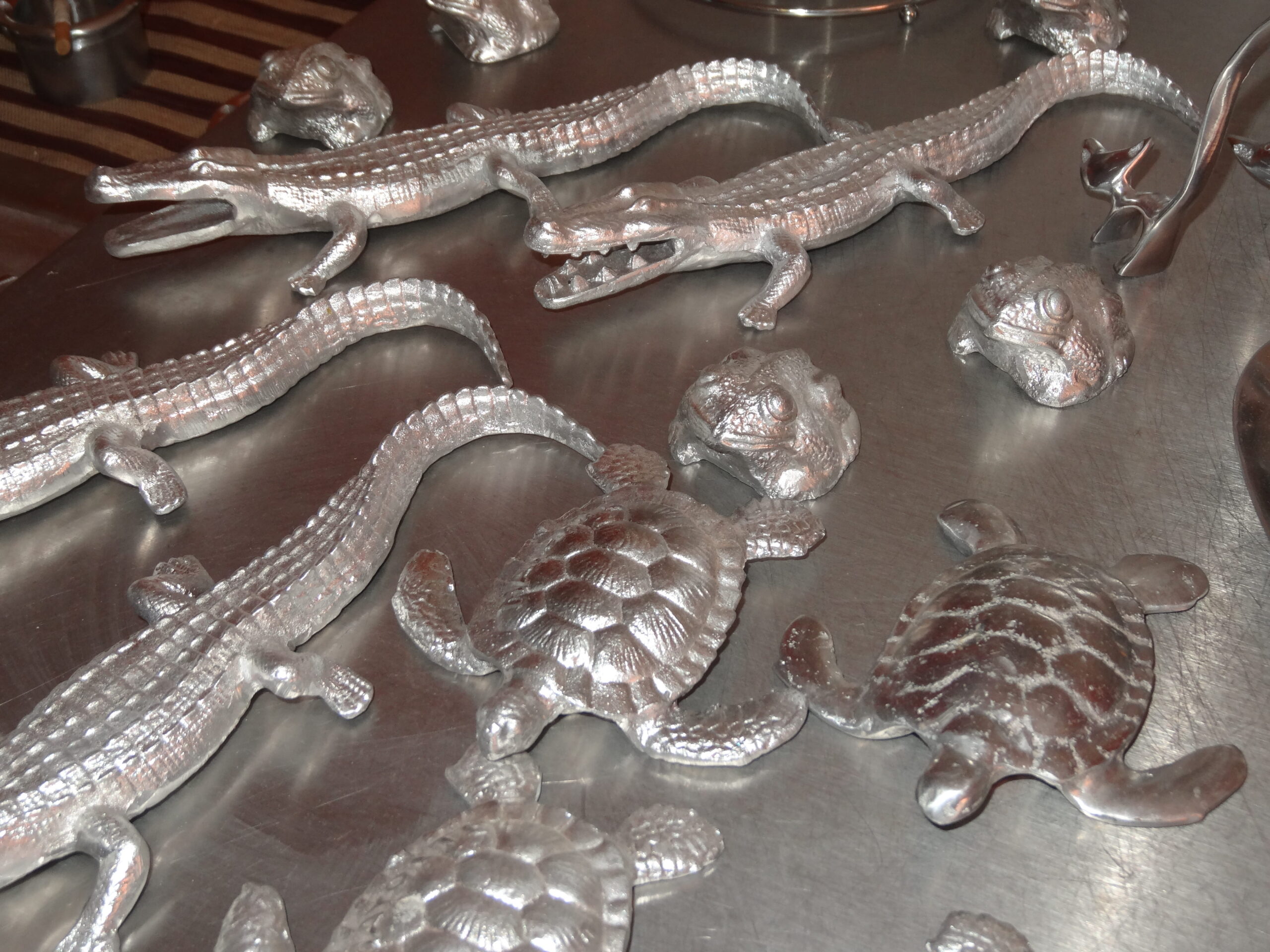 Finished aluminium pieces