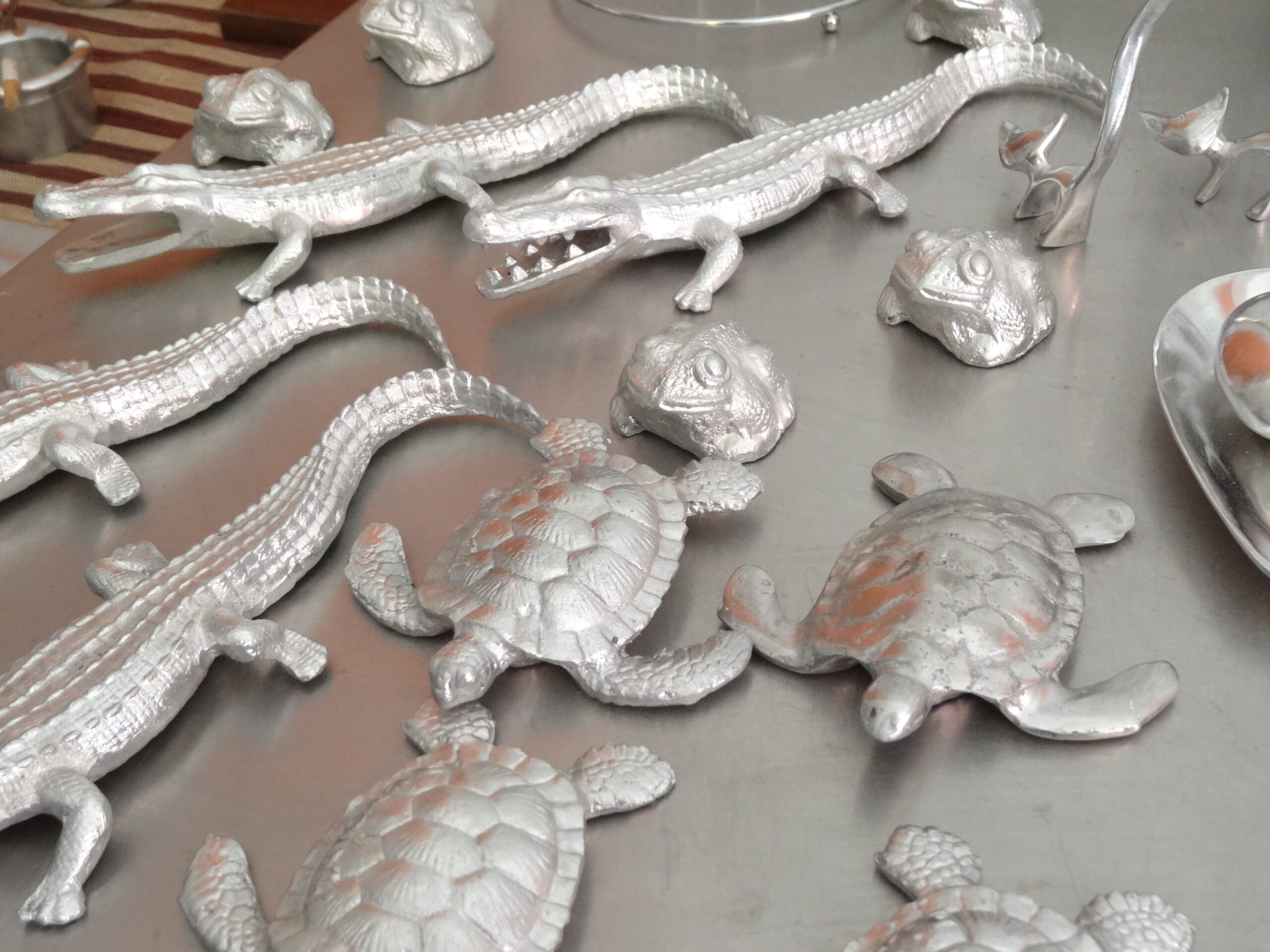 Finished aluminium pieces