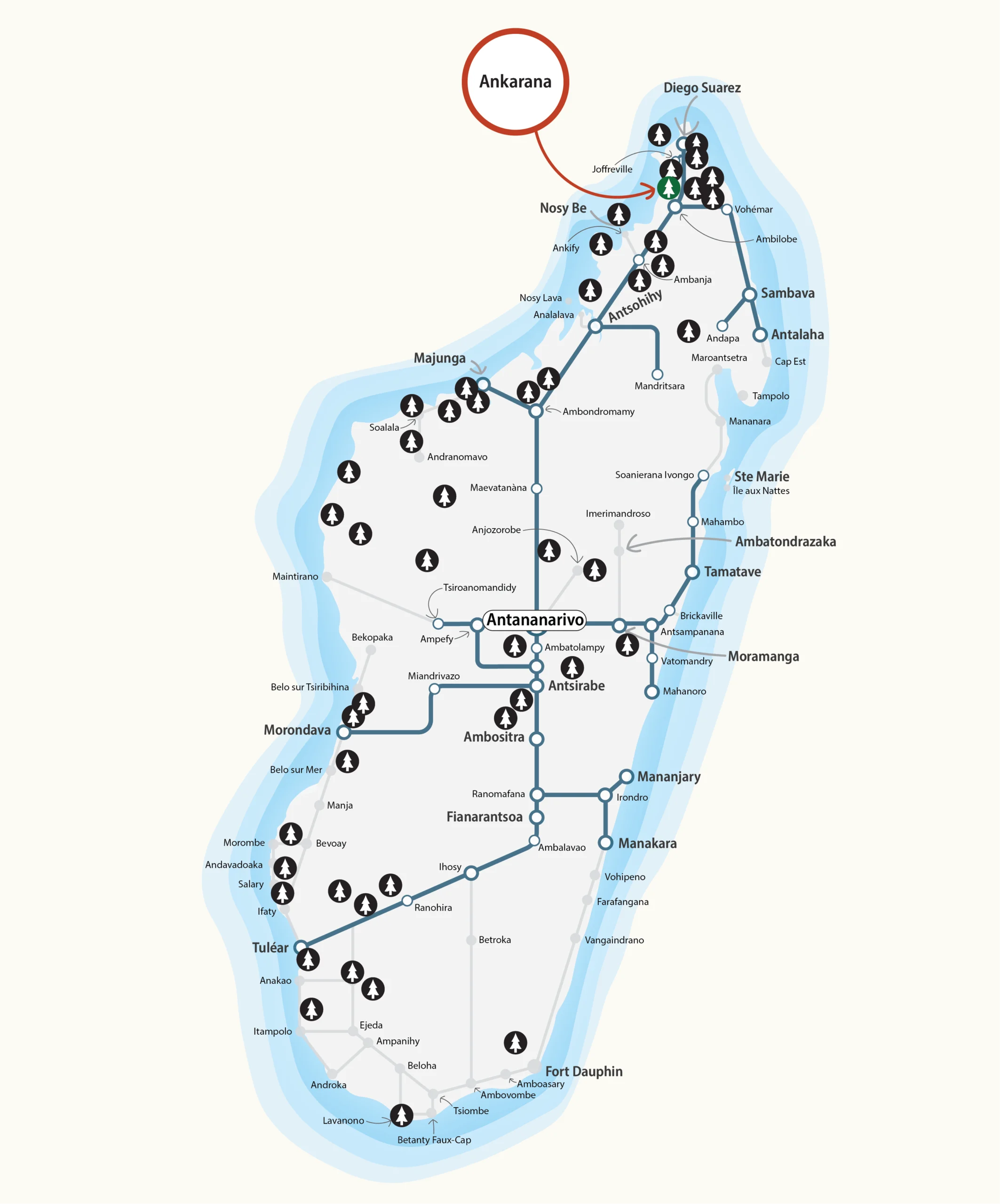 Map - Ankarana