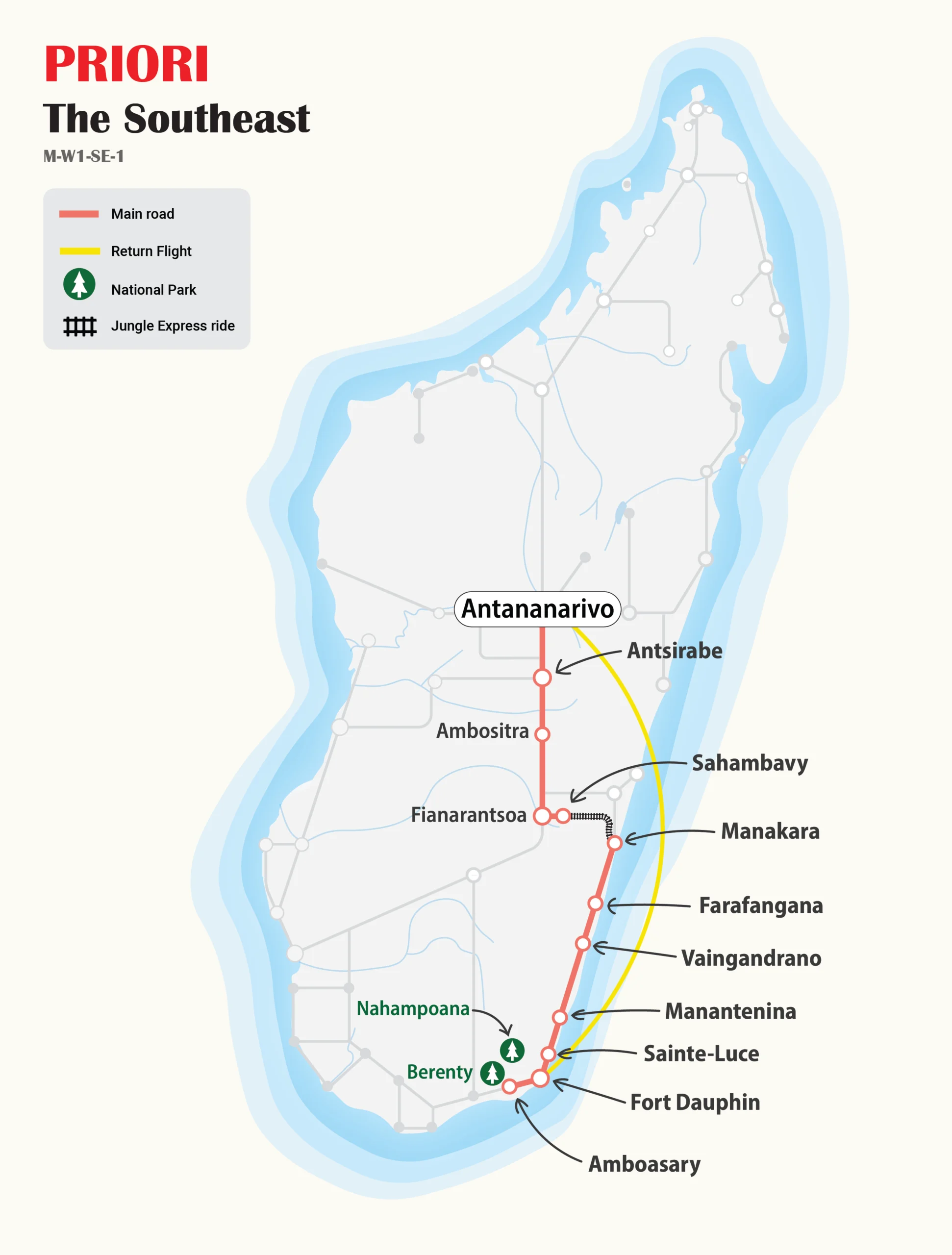 Map - The Southeast